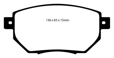 DP31659C EBC Brakes Тормозные колодки NISSAN Maxima, Altima NISSAN Altima 2005 and up, NISSAN Maxima 2004 thru 2005, NISSAN Maxima 2006 and up