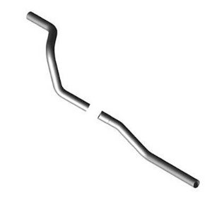 15045 Magnaflow Mandrel Bent Pipes UVTP Univ TP D/S 2.5" 