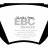 DPX2199 EBC Brakes Ultimax2 Тормозные колодки ARMSTRONG-SIDDELEY Star Sapphire; ROVER P4 100, P5; PEUGEOT 308