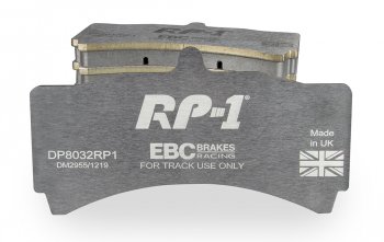 DP8032RP1 EBC Brakes Racing's RP-1™ Тормозные колодки перед HOLDEN Commodore (VZ), Z выпуска 2004-2006 года