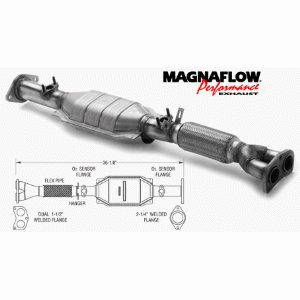 23896 Magnaflow ОЕМ каталитический нейтрализатор (катализатор) DFCV Toyota Previa 