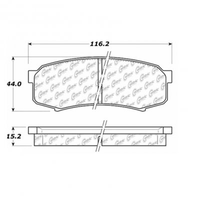 106.06060 Тормозные колодки PosiQuiet Extended Wear LEXUS, TOYOTA 