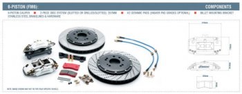 RBK103.01 ROTORA (Big Brake Kit) Тормозная система перед TOYOTA COROLLA (257X21 2-PIECE FM6) 