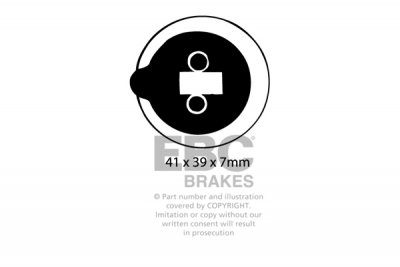 DP248 EBC Brakes Ultimax2 Тормозные колодки перед  CITROEN CX выпуска 1974-1992 года