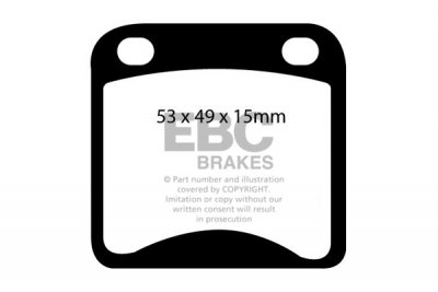 DP158 EBC Brakes Ultimax2 Тормозные колодки перед  HONDA N600, S600 выпуска 1969-1974 года