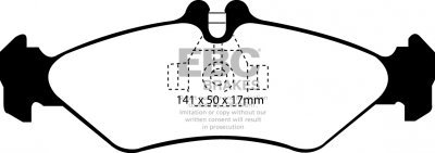 DPC1069 EBC Heavy Duty Carbon колодки зад.MERCEDES-BENZ, VOLKSWAGEN 