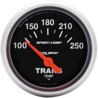 2" температура трансмиссии, 100-250`F SSE, SPORT-COMP AUTO METER #3357