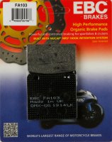 FA103 EBC BRAKES Organic тормозные колодки  SUZUKI GSX, GSXR, GV, RG, VL, VS