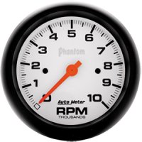 3-3/8" тахометр, 10,000 RPM, IN-DASH, ELEC AUTO METER #5897