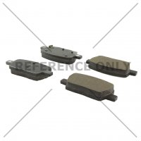105.19140 Тормозные колодки Posi-Quiet Ceramic BUICK, CADILLAC, CHEVROLET, GMC зад.