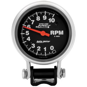 2-5/8" тахометр, 10,000 RPM, JR DRAG AUTO METER #6652 TachometerJunior Dragster