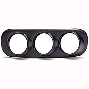 2-1/16" TRIPLE IN-DASH POD, DODGE RAM '03 AUTO METER #15021 Triple Console Bezel (Black)