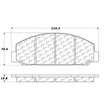 106.08270 Тормозные колодки PosiQuiet Extended Wear CHEVROLET, GMC, ISUZU перед 