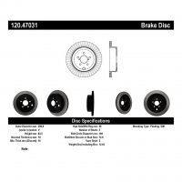 120.47031 Тормозные диски Premium SCION, SUBARU зад
