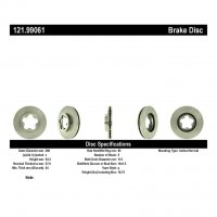 121.99061 Тормозные диски Premium FORD перед