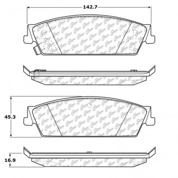 106.11940 Тормозные колодки PosiQuiet Extended Wear CADILLAC, CHEVROLET, GMC ; CADILLAC/ESCALADE; CHEVROLET/AVALANCHE1500; CHEVROLET/SILVERADO1500; CHEVROLET/SILVERADO1500; CHEVROLET/SUBURBAN1500; CHEVROLET/SUBURBAN1500; CHEVROLET/TAHOE; CHEVROLET/TAHOE; GMC/SIERRA1500; GMC/SIERRA1500; GMC/SIERRA1500HD; GMC/SIERRA1500HD; GMC/YUKON; GMC/YUKON; GMC/YUKONXL1500