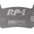 DP81377RP1 EBC Brakes Racing's RP-1™ Тормозные колодки перед/зад CATERHAM, GTM, LOTUS, MG, MINI, ZENOS, ZOLFE; HOLDEN, MERCEDES-BENZ