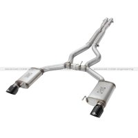 49-33072-B Выхлопная система Cat-Back MACH Force XP FORD Mustang 2015 V8-5.0L Blk Tip