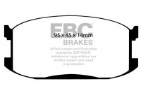 DP387 EBC Brakes Ultimax2 Тормозные колодки перед  ISUZU Gemini; MAZDA 323