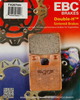 FA267HH EBC BRAKES Double-H™ тормозные колодки  YAMAHA XJ, YZ 1998-2001 года выпуска