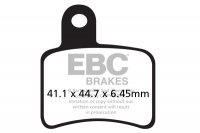 FA403 EBC BRAKES Organic тормозные колодки BETA Rev
