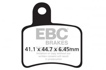 FA403 EBC BRAKES Organic тормозные колодки BETA Rev 