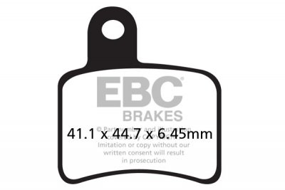 FA403 EBC BRAKES Organic тормозные колодки BETA Rev 