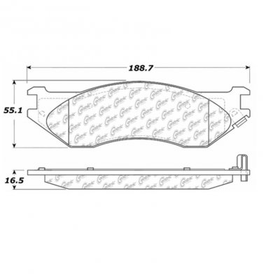309.07020 StopTech Тормозные колодки Performance Pads DODGE 