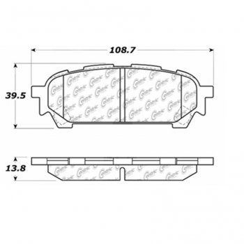 309.10040 StopTech Тормозные колодки Performance Pads SAAB,SUBARU 