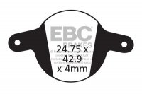 CFA326HH EBC BRAKES Organic тормозные колодки