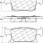 105.19230 Тормозные колодки Posi-Quiet Ceramic BUICK зад.
