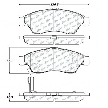 106.11950 Тормозные колодки PosiQuiet Extended Wear SUZUKI ; SUZUKI/AERIO