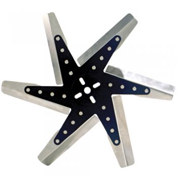19317 DERALE Вентилятор High Performance стальной черный - Reverse Rotation 17" Stainless steel fan blades