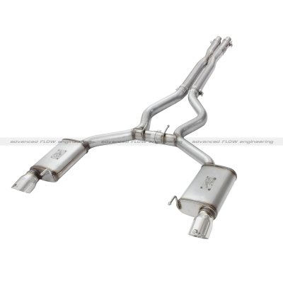 49-33072-P Выхлопная система Cat-Back MACH Force XP FORD Mustang 2015 V8-5.0L Pol Tip 