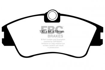 DP1030 EBC Brakes Ultimax2 Тормозные колодки перед  VOLKSWAGEN Caravelle, Transporter выпуска 1991-1999 года