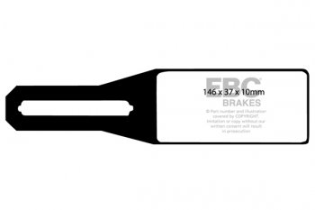 DP465 EBC Brakes Ultimax2 Тормозные колодки перед  CITROEN SM выпуска 1970-1976 года