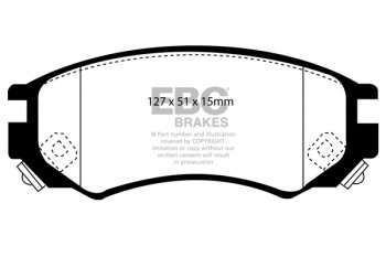 DP1101 EBC Brakes Ultimax2 Тормозные колодки перед  NISSAN Sunny выпуска 1992-1995 года