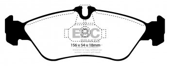 DPC1070S EBC Heavy Duty Carbon колодки зад.MERCEDES-BENZ, VOLKSWAGEN 