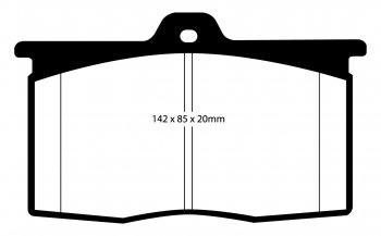DP3041C EBC Brakes Тормозные колодки 