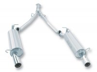 14192 Выпускная система BORLA Настроенный выпуск MAZDA RX7 86-92 1.3L 2CYL MT RWD 2DR