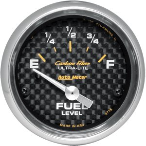 2" датчик уровня топлива, 240 E/33F SSE, CARBON FIBER AUTO METER #4716 Fuel Level