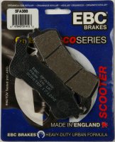 SFA388 EBC BRAKES Organic тормозные колодки  HONDA CB, CBF, CBR, DN, FES, NC, NSS, NT, PS, SH, ST, SW-T, VFR, VT, XL; SUZUKI C, UH, UX