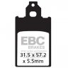 FA116 EBC BRAKES Organic тормозные колодки APRILIA, BETA, FANTIC, GARELLI, MALAGUTI, PEUGEOT, PIAGGIO, TOMOS, YAMAHA