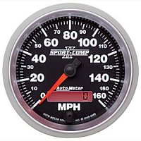 3-3/8" сподометр, 160 MPH, PROGRAMMABLE AUTO METER #3688