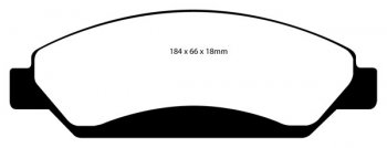 DP61742 EBC Brakes Greenstuff тормозные колодки передние CADILLAC Escalade; CHEVROLET Avalanche, Tahoe 2WD, Tahoe 4WD; GMC Yukon/Yukon Denali CADILLAC Escalade 6.2 2WD 2007 and up; CADILLAC Escalade 6.2 4WD 2007 and up; CADILLAC Escalade Ext|Esv 6.2 4WD 2007 and up; CHEVROLET 11 Rear 5.3 2007 and up; CHEVROLET 11 Rear 6 lug 5.3 2007 and up; CHEVROLET 2005; CHEVROLET 2005 and up; CHEVROLET Avalanche 5.3 2007 and up; CHEVROLET Avalanche 6.0 2007 and up; CHEVROLET Silverado 1500 (2WD) Rear Drum 2005 and up; CHEVROLET Silverado 1500 (2WD) Rear Rotor 2007 and up; CHEVROLET Silverado 1500 (4WD) Rear Drum 2006 and up; CHEVROLET Silverado 1500 (4WD) Rear Rotor 2007 and up; CHEVROLET Tahoe 4.8 (2WD) 2007 and up; CHEVROLET Tahoe 5.3 (2WD) 2007 and up; CHEVROLET Tahoe 5.3 (4WD) 2007 and up; GMC Sierra 1500 1|2 ton 2WD | 4WD 2007; GMC Sierra 1500 1|2 ton Models with rear drum brakes 2005; GMC Sierra 1500 1|2 ton Models with rear drum brakes 2006; GMC Yukon 4.8 2007 and up; GMC Yukon 5.3 2007 and up; GMC Yukon 6.0 2007 and up; GMC Yukon XL | Denali 5.3 2007 and up; GMC Yukon XL | Denali 6.0 (1500) 2007 and up; GMC Yukon XL | Denali 6.2 2007;