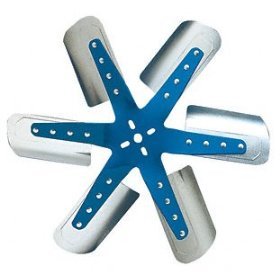 1313 Flex-a-Lite Сменные Лопасти вентилятора 13" гибкий вентилятор   Features the blue star design for a custom look Five blade design 10,000 rpm rating to provide maximum air flow Low engine loading at high rpms for better performance One year manufacturer warranty  