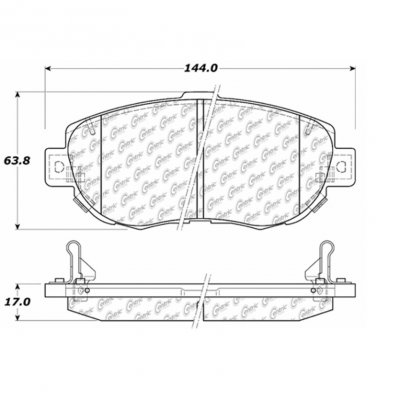 106.06190 Тормозные колодки PosiQuiet Extended Wear LEXUS Подходят для: LEXUS GS 300;  LEXUS GS 350