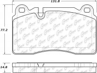 104.18491 Тормозные колодки Posi-Quiet Metallic ACURA зад.