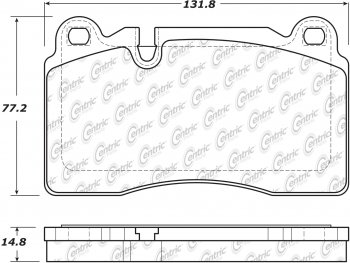104.18491 Тормозные колодки Posi-Quiet Metallic ACURA зад. 