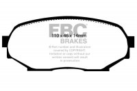 DP5802NDX EBC Brakes колодки тормозные перед MAZDA MX5